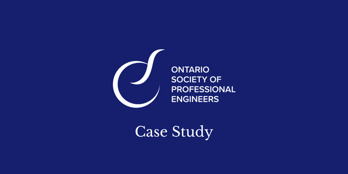 Ontario Society of Professional Engineers logo plus title Case Study